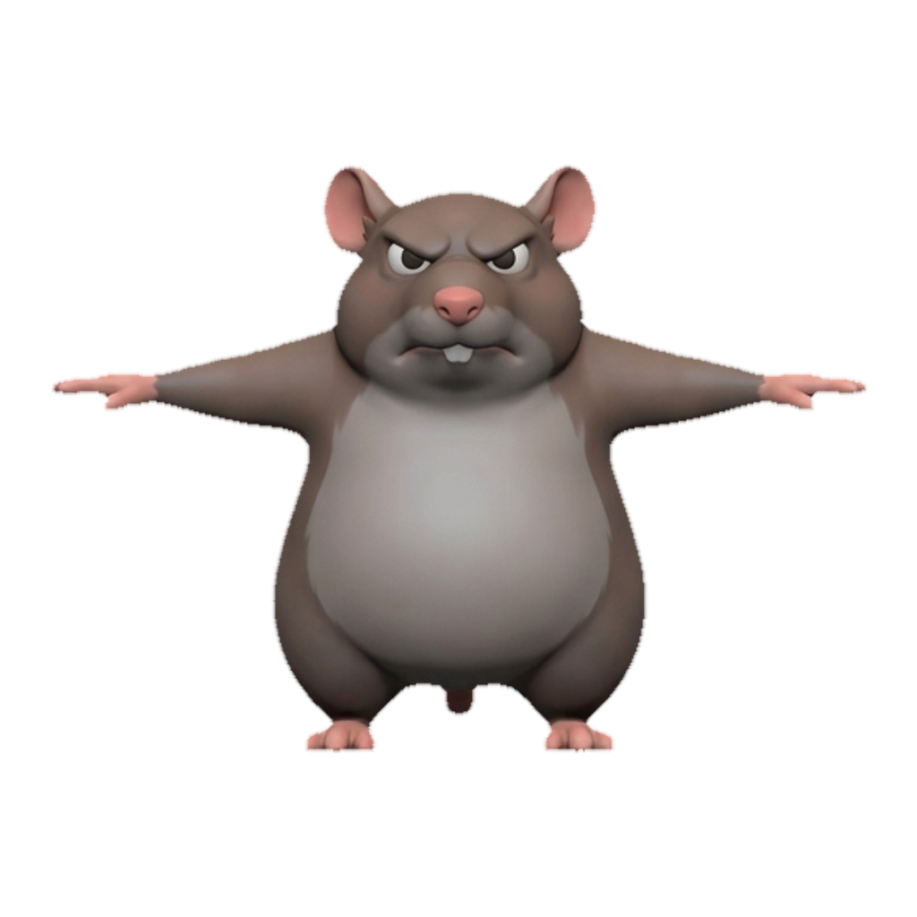 Chonky Angry Rat