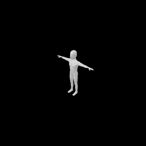 Grey Humanoid Base (Rigged)